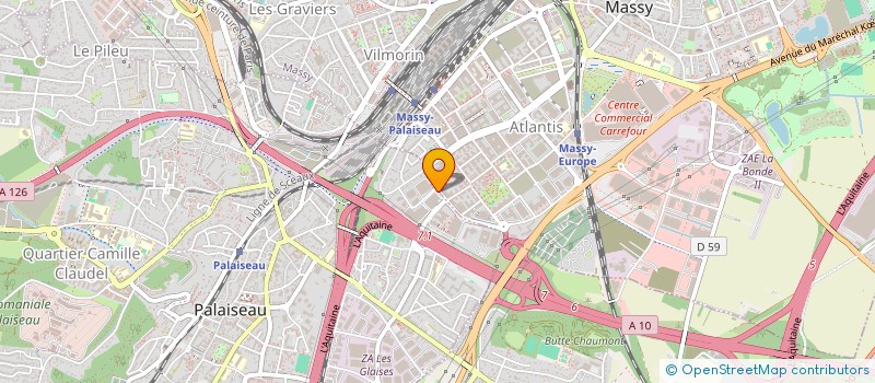 localisation de l'entreprise SOGA  PALAISEAU