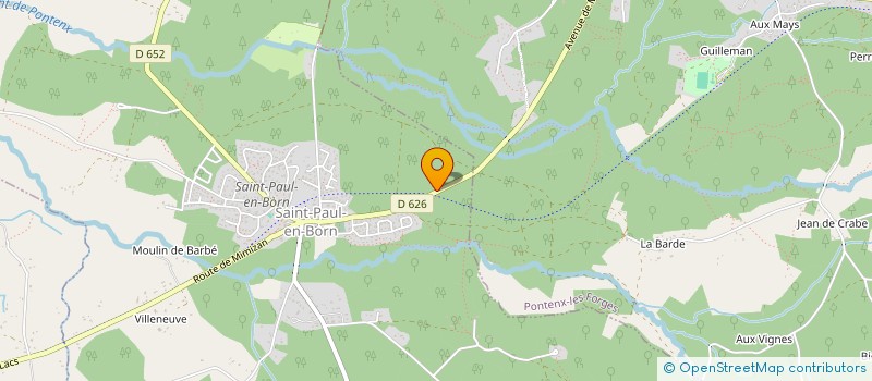 localisation de l'entreprise SOGABI  SAINT-PAUL-EN-BORN