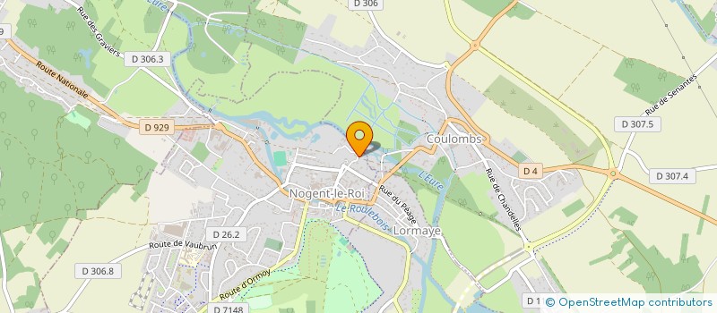 localisation de l'entreprise SOGAFIM TP à NOGENT-LE-ROI