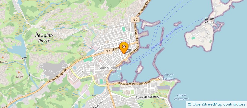 localisation de l'entreprise SOGALE à SAINT-PIERRE