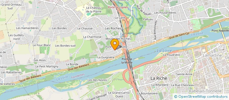 localisation de l'entreprise SOGALEO à FONDETTES