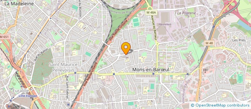 localisation de l'entreprise SOGALI  MONS-EN-BARUL