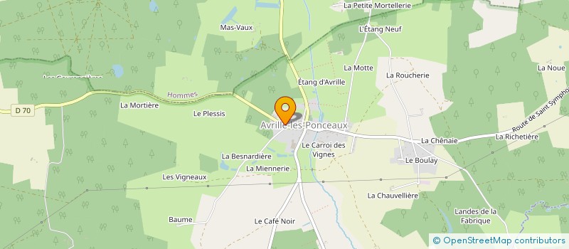 localisation de l'entreprise SOGALI à AVRILLE-LES-PONCEAUX