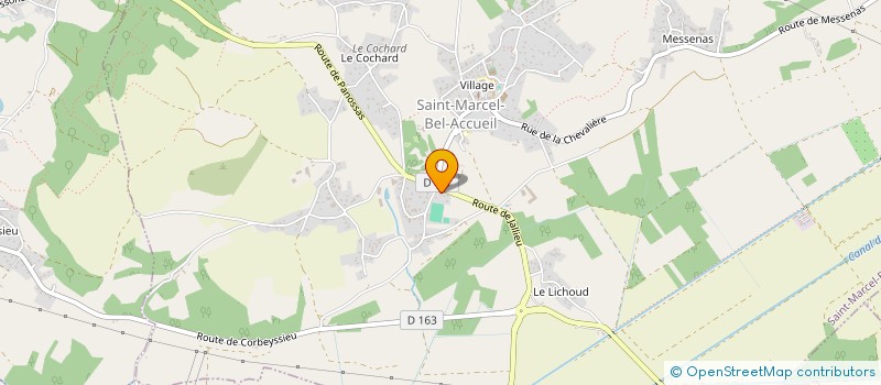 localisation de l'entreprise SOGANCI & CIE  SAINT-MARCEL-BEL-ACCUEIL