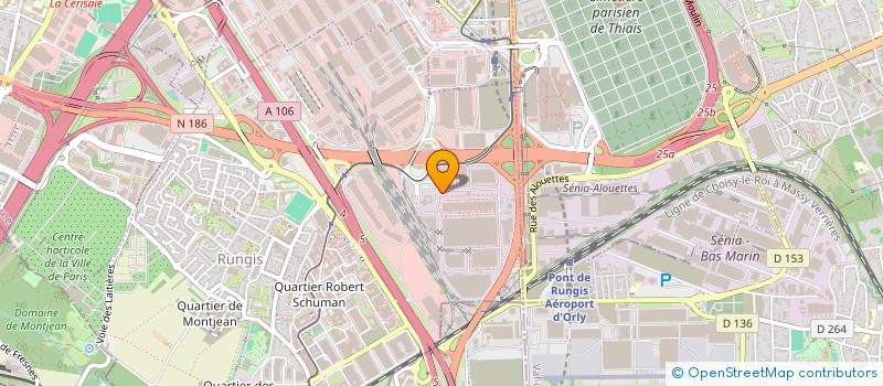 localisation de l'entreprise SOGARIS GRAND LYON à RUNGIS