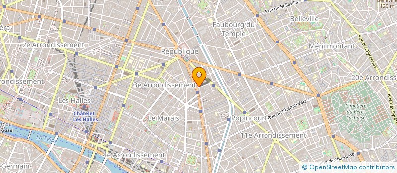 localisation de l'entreprise SOGARNET 2000 à PARIS