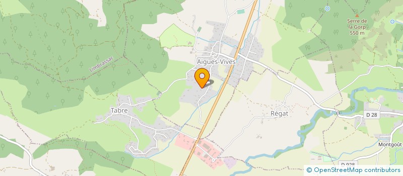 localisation de l'entreprise SOGARO à AIGUES-VIVES