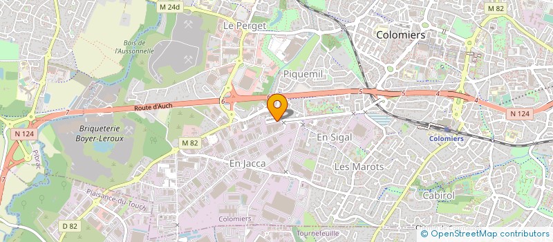 localisation de l'entreprise SOGC GENIE CIVIL à COLOMIERS