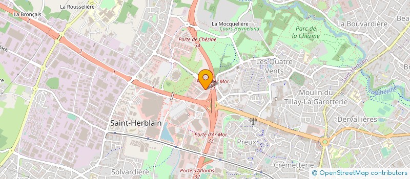 localisation de l'entreprise SOGEA ATLANTIQUE BTP à SAINT-HERBLAIN