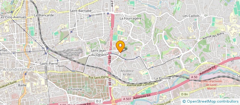 localisation de l'entreprise SOGEA MEDITERRANEE à MARSEILLE