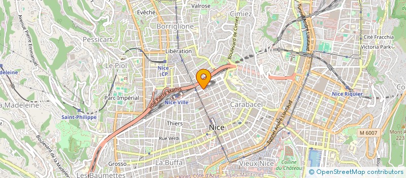 localisation de l'entreprise SOGEASTE à NICE