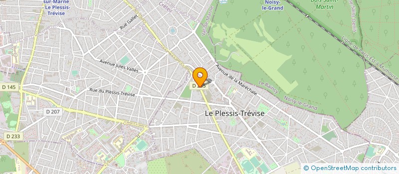 localisation de l'entreprise SOGEAVENIR  LE PLESSIS-TREVISE