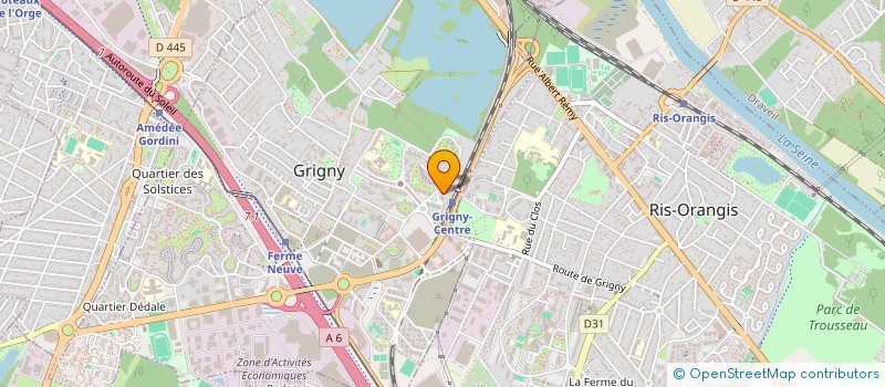 localisation de l'entreprise SOGEB  GRIGNY