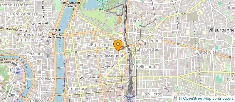 localisation de l'entreprise SOGEB SOC GENER ESSEN BALSAMIQ à LYON