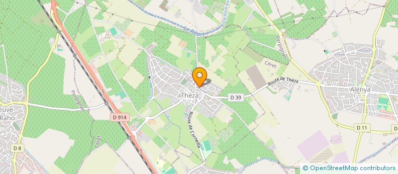 localisation de l'entreprise SOGEBAT à LATOUR-BAS-ELNE