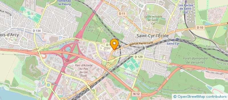 localisation de l'entreprise SOGEBAT  SAINT-CYR-L'ECOLE