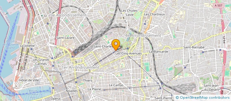 localisation de l'entreprise SOGEBAT à MARSEILLE