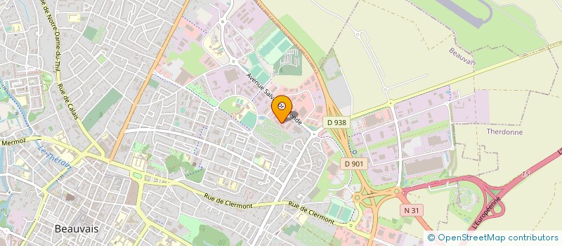 localisation de l'entreprise SOGEBAT à BEAUVAIS