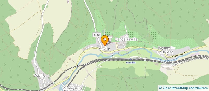 localisation de l'entreprise SOGEBAT  ONVILLE