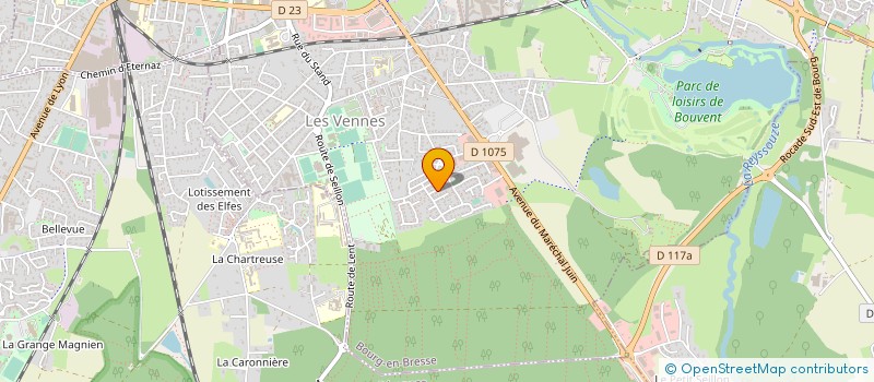 localisation de l'entreprise SOGEBAT à BOURG-EN-BRESSE