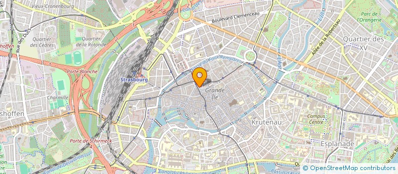 localisation de l'entreprise SOGEBAT à STRASBOURG