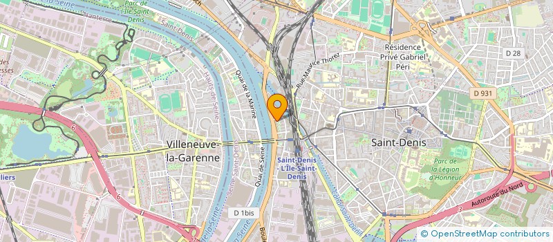 localisation de l'entreprise SOGEBAT à SAINT-DENIS