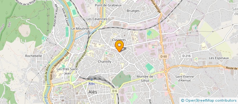 localisation de l'entreprise SOGEBAT à ALES