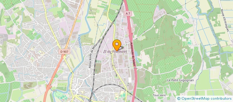 localisation de l'entreprise SOGEBAT CONSTRUCTION  SORGUES