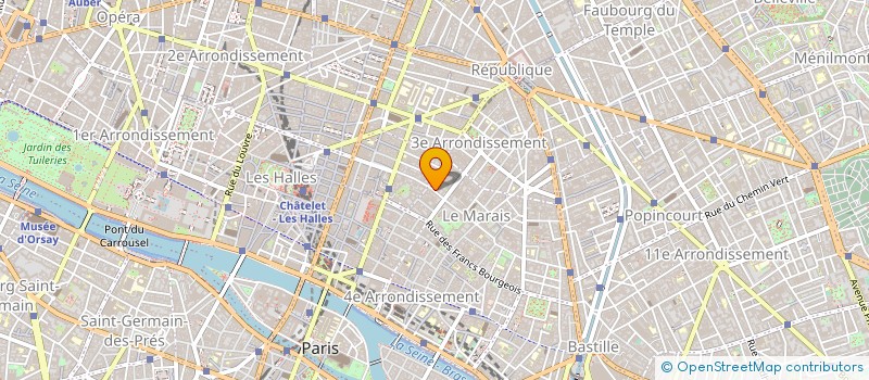 localisation de l'entreprise SOGEBEN à PARIS