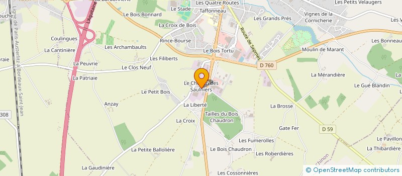 localisation de l'entreprise SOGEBUL OUEST à SAINTE MAURE DE TOURAINE