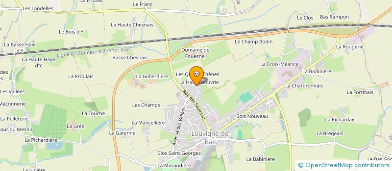 localisation de l'entreprise SOGEC HOME  LOUVIGNE-DE-BAIS