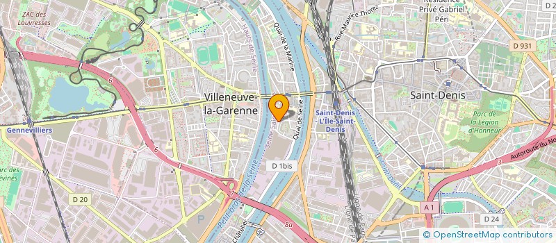 localisation de l'entreprise SOGEC (SOCIETE GENERALE DE LA CHIMIE) à L'ILE-SAINT-DENIS