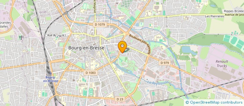 localisation de l'entreprise SOGECA à BOURG-EN-BRESSE