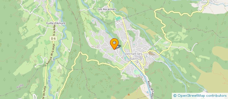 localisation de l'entreprise SOGECA à VERNET-LES-BAINS