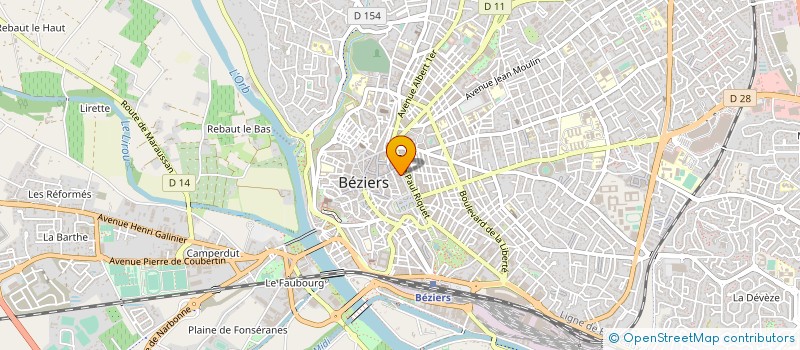 localisation de l'entreprise SOGECABE à BEZIERS