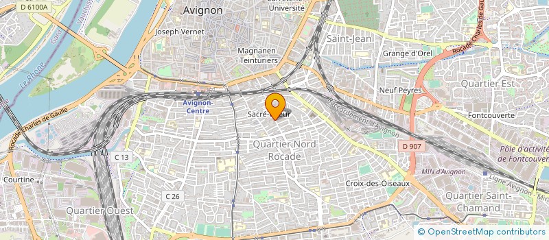 localisation de l'entreprise SOGECAF  AVIGNON