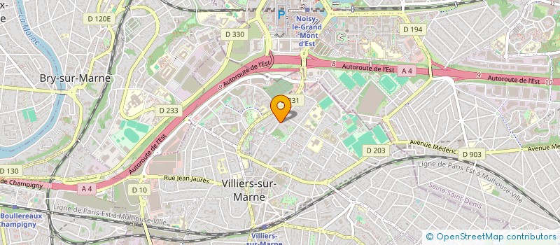 localisation de l'entreprise SOGECAM à VILLIERS-SUR-MARNE
