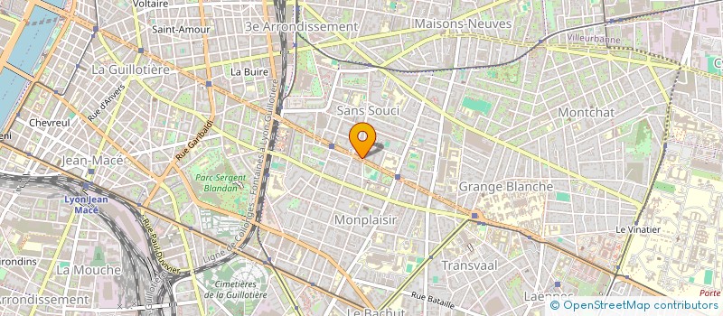 localisation de l'entreprise SOGECAT à LYON