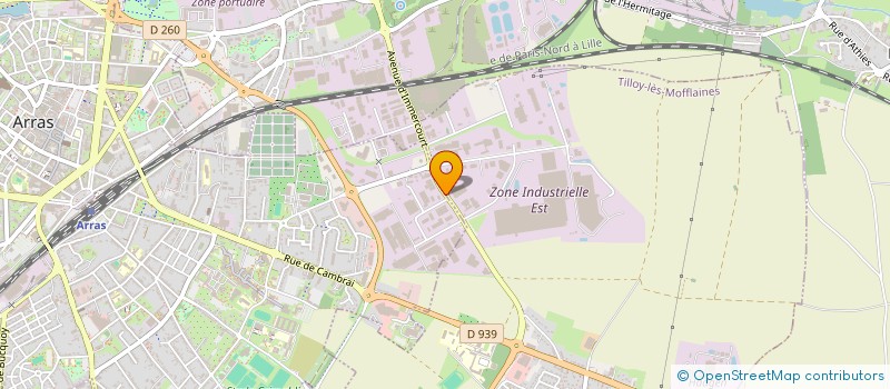 localisation de l'entreprise SOGECER & CIE CENTR ROUT D ARRAS ARCOTEL à ARRAS