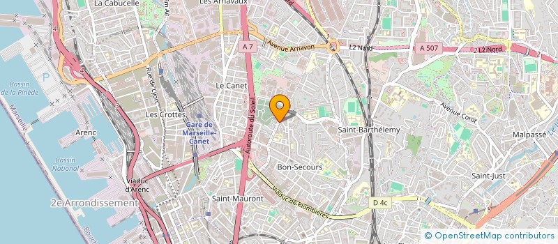 localisation de l'entreprise SOGECER ET COMPAGNIE à MARSEILLE