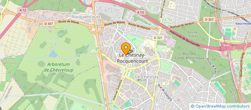 localisation de l'entreprise SOGECERE à LE CHESNAY-ROCQUENCOURT