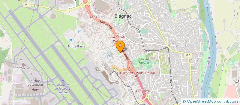 localisation de l'entreprise SOGECLAIR AEROSPACE SAS à BLAGNAC