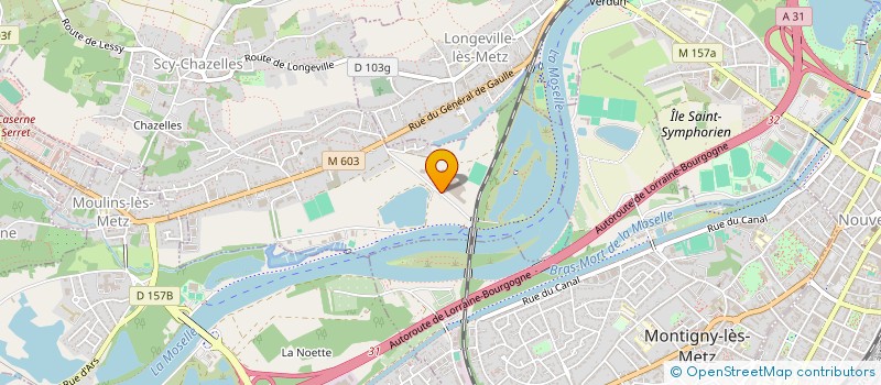 localisation de l'entreprise SOGECLI à SCY-CHAZELLES