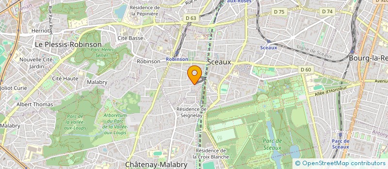 localisation de l'entreprise SOGECO à SCEAUX