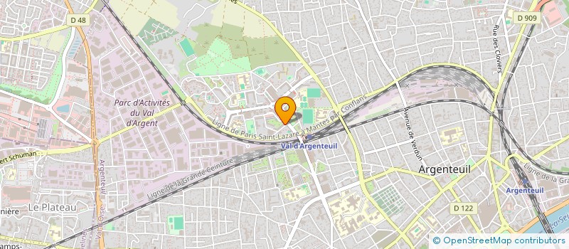 localisation de l'entreprise SOGECO  ARGENTEUIL