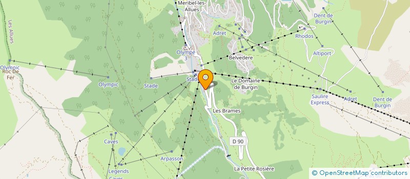 localisation de l'entreprise SOGECO à LES ALLUES