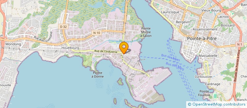 localisation de l'entreprise SOGECO DISTRIBUTION  BAIE-MAHAULT