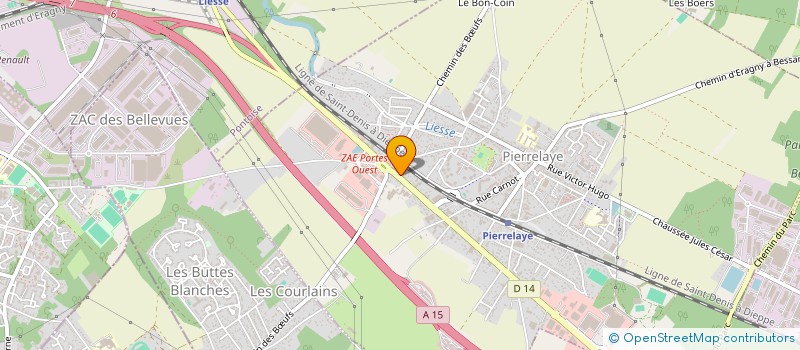 localisation de l'entreprise SOGECOM  PIERRELAYE