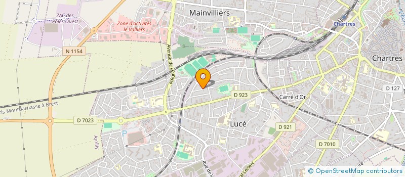 localisation de l'entreprise SOGECOM FRANCE à LUCE