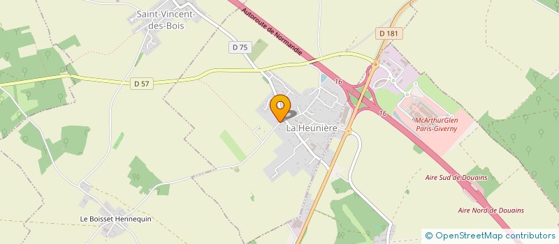 localisation de l'entreprise SOGECOM LA VALLIERE à LA HEUNIERE